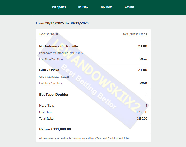 Best Fixed Match Best Fixed Match