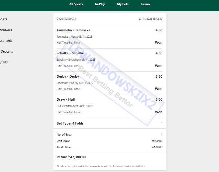 Genuine Fixed Matches 100% Sure